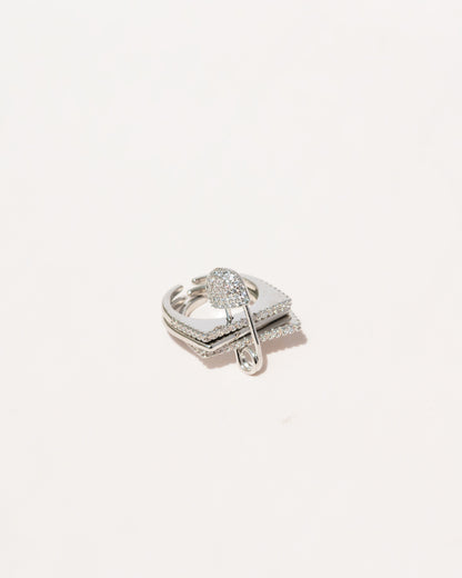 Silver Pin Stack