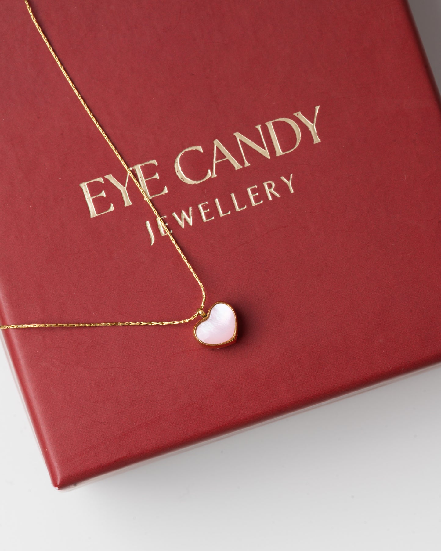 Pink Moissanite stone Heart