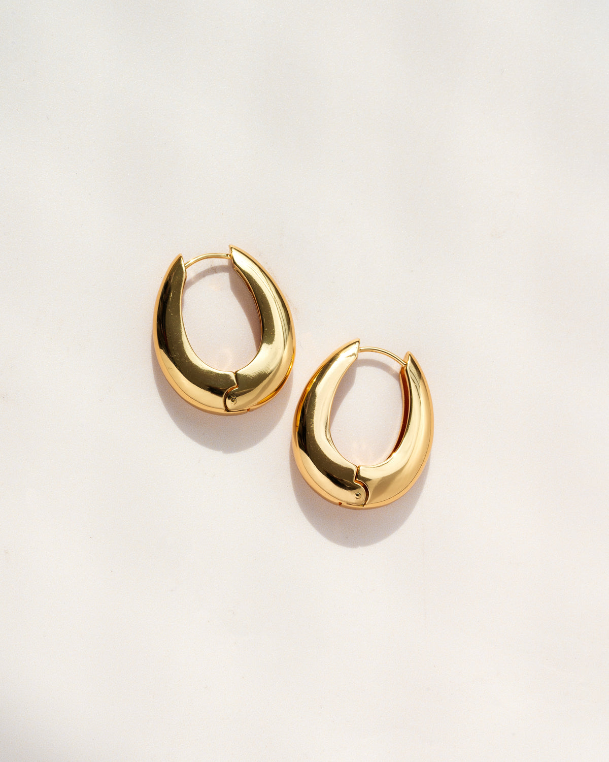 Classic Gold Hoops