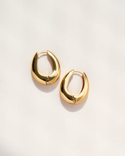 Classic Gold Hoops