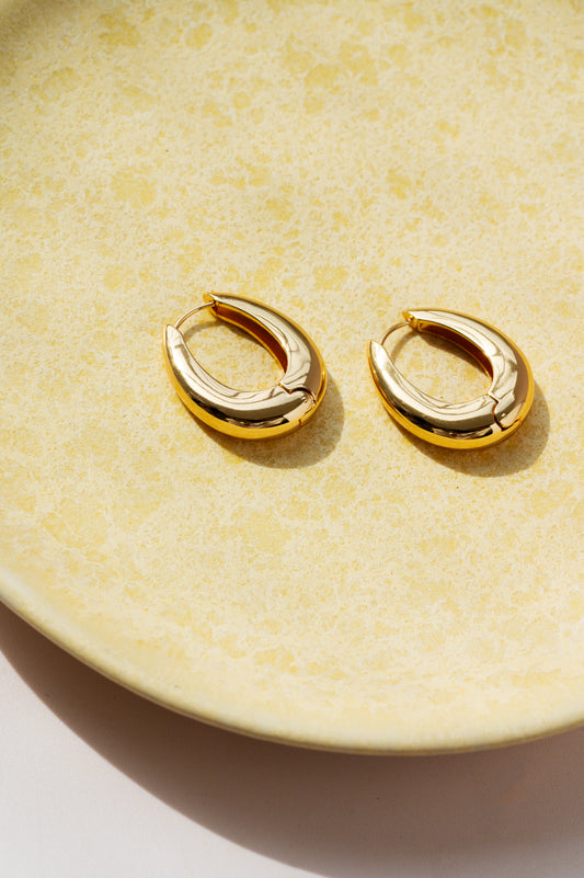Classic Gold Hoops