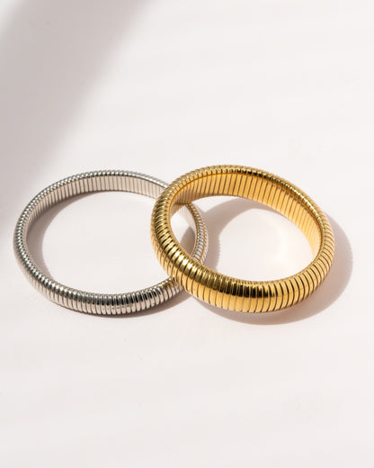 Flex Snake Stretchable Bracelet Gold