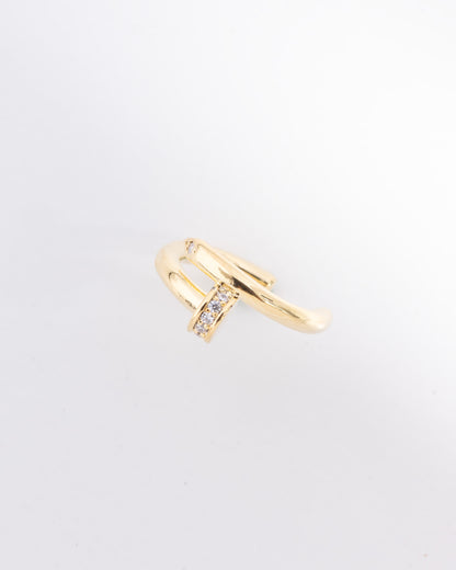 Diamond Nail Ear Cuff