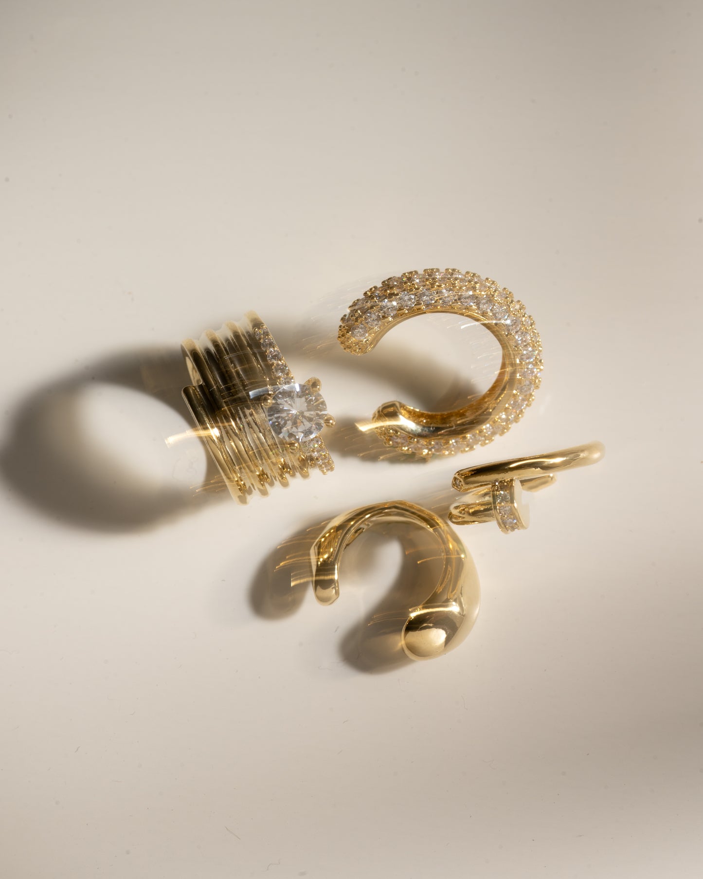 Diamond Nail Ear Cuff