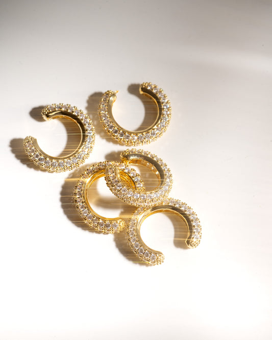 Diamond Studded Ear Cuff