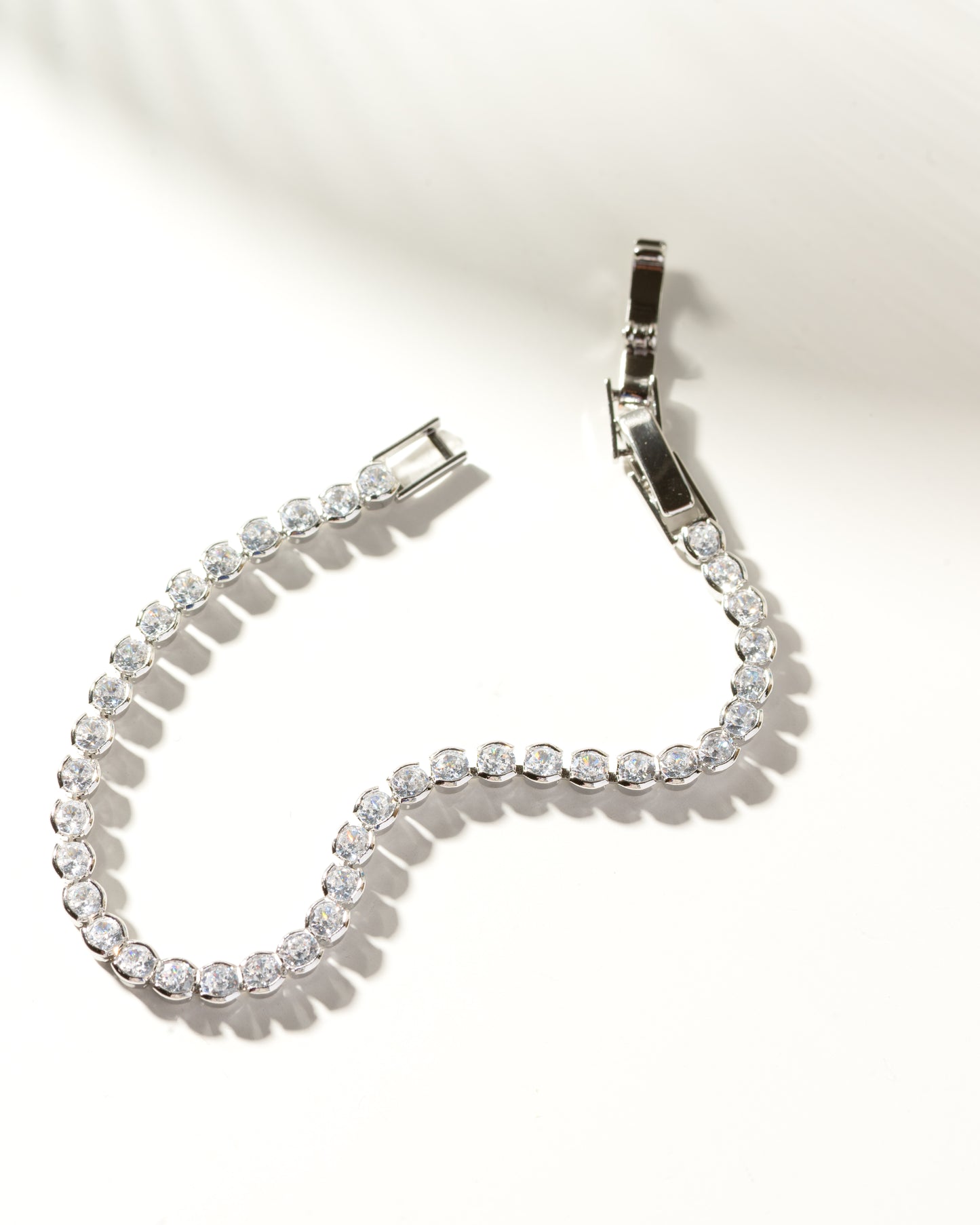 Zoey Silver Tennis Bracelet