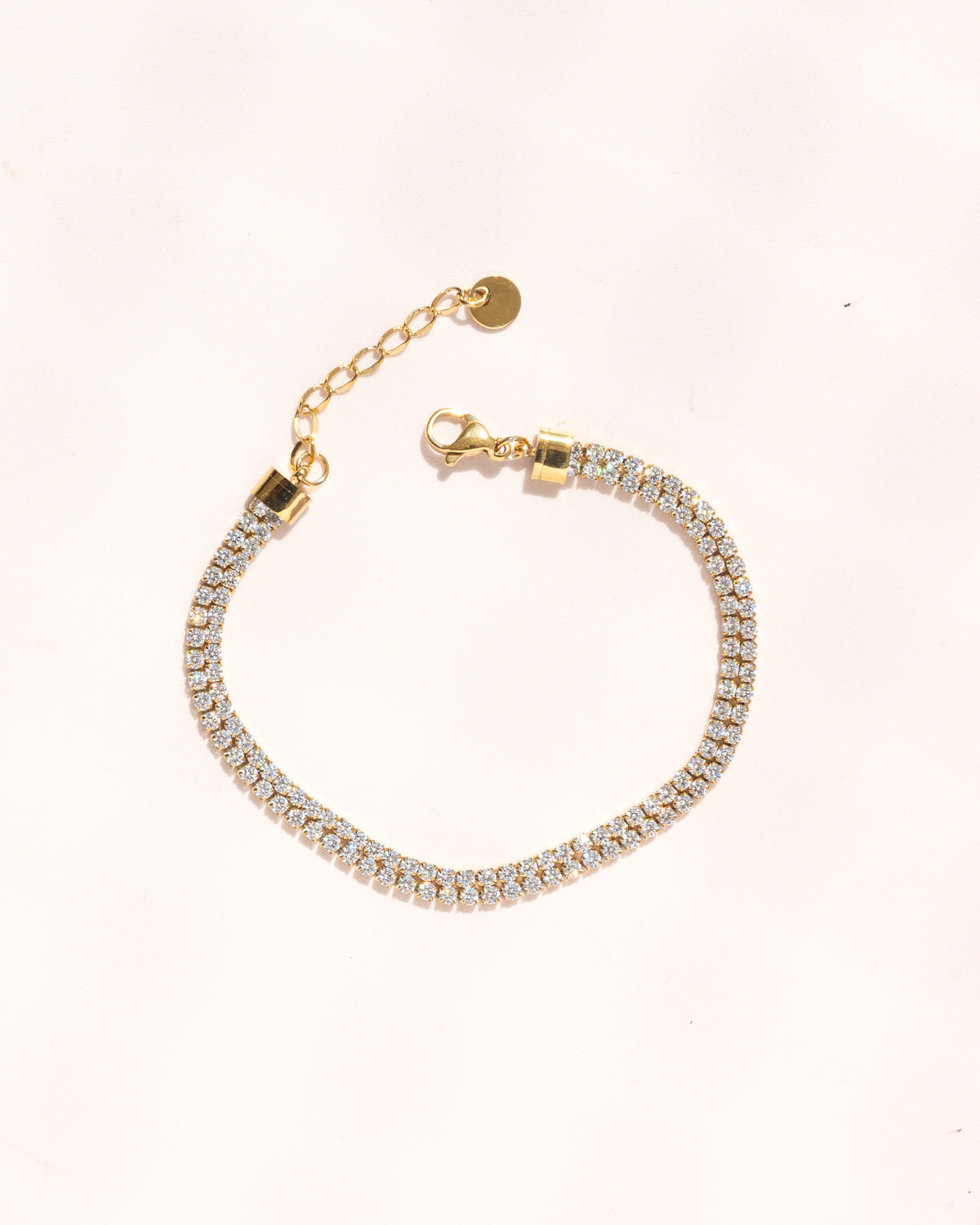 Double Layer Tennis Bracelet