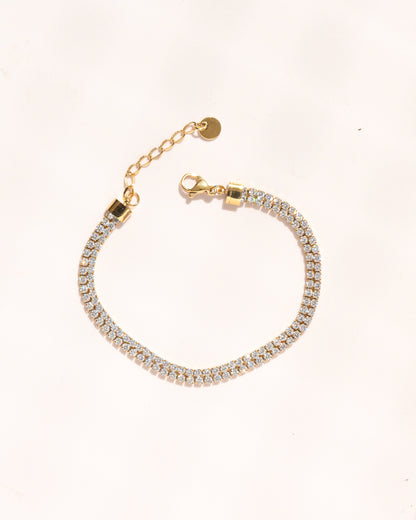 Double Layer Tennis Bracelet