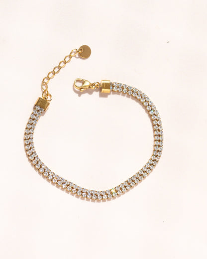 Double Layer Tennis Bracelet