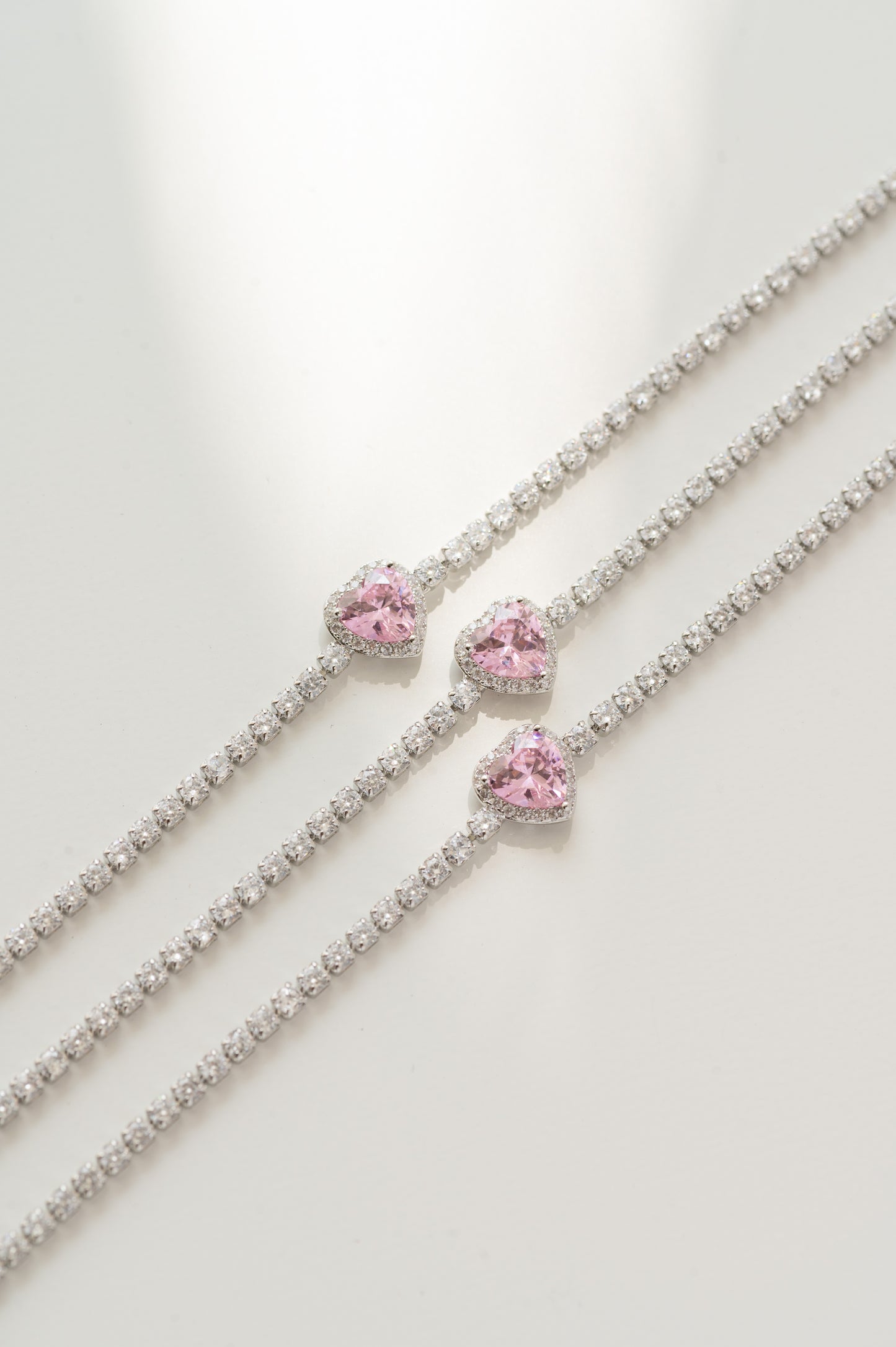 Cherry Blossom Heart Bracelet