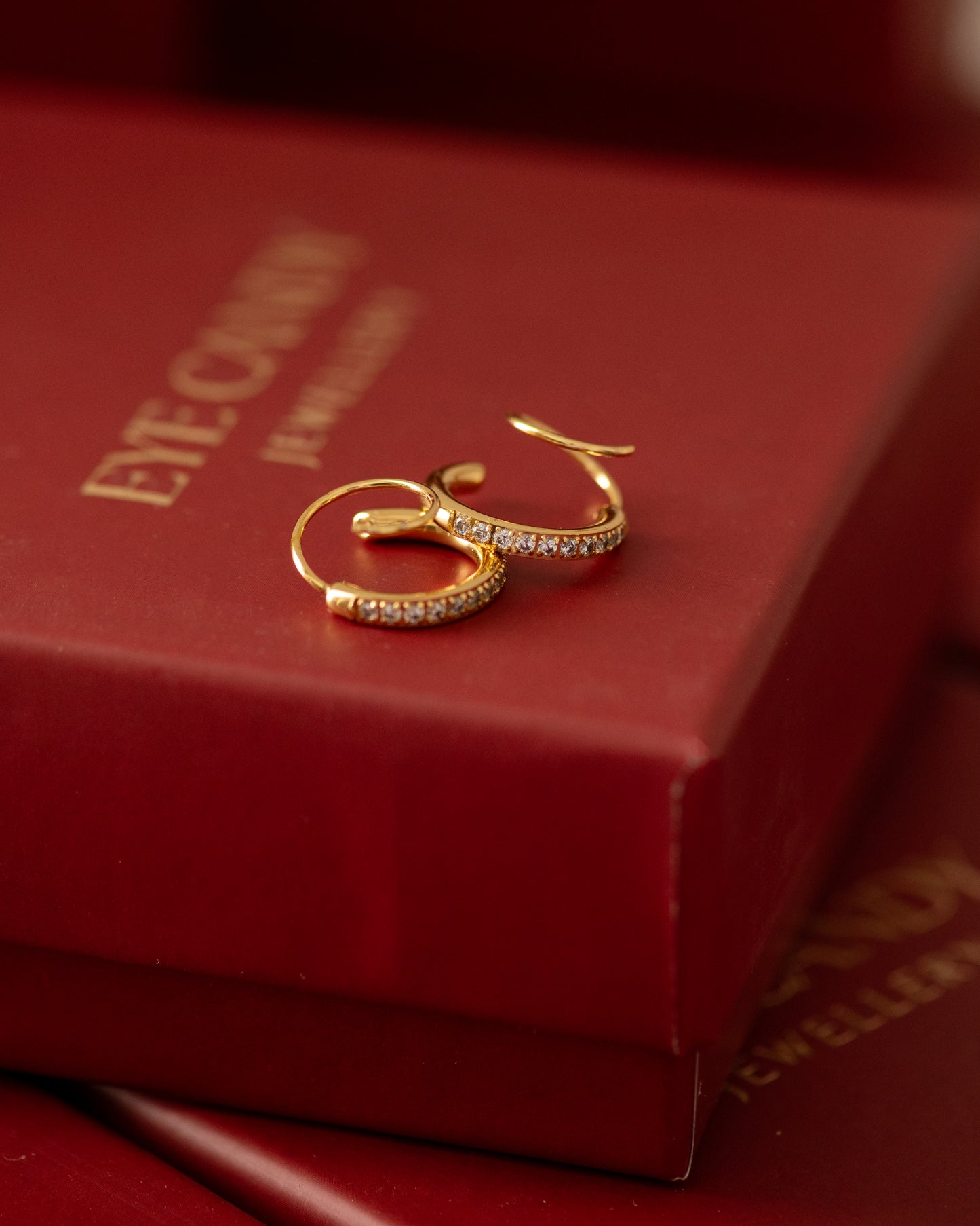 Twila Diamond Hoops