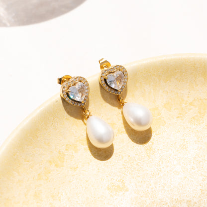 Polki Pearl Dangles