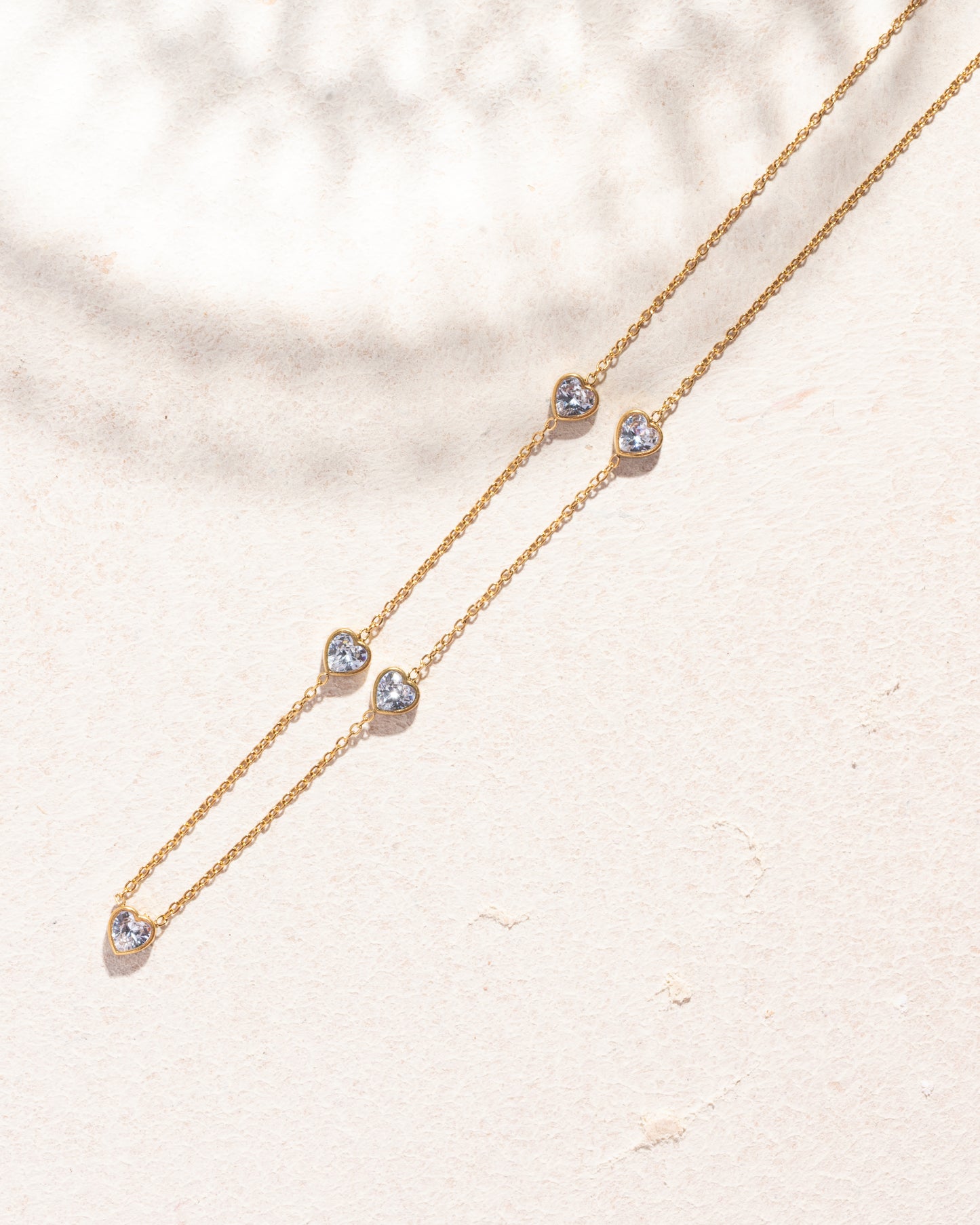 Noora Chain Necklace Earrings Combo