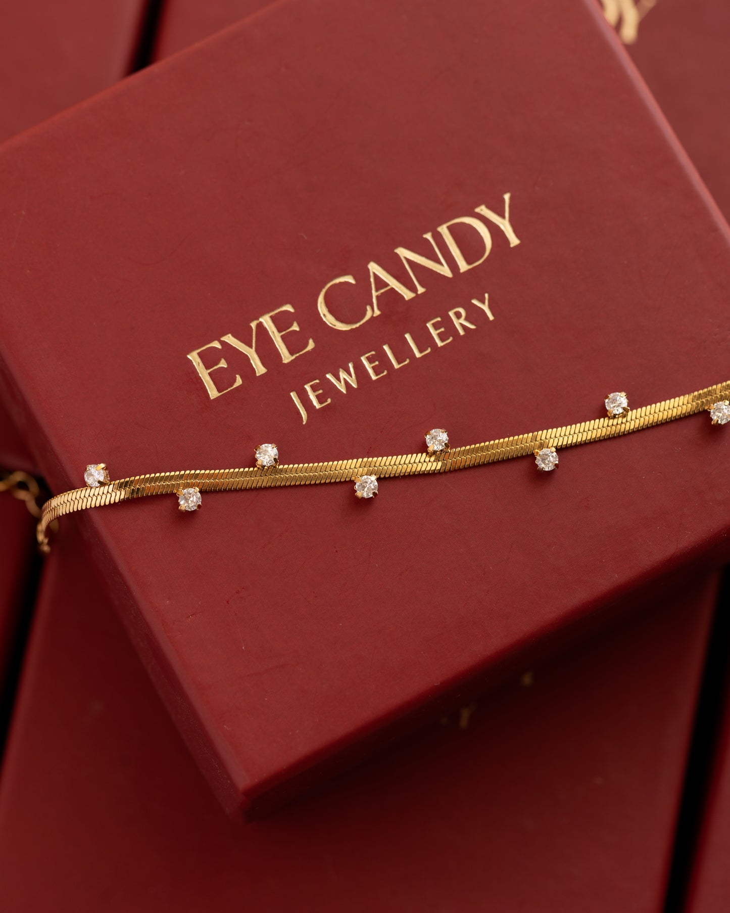 Diamond Snake Chain Bracelet