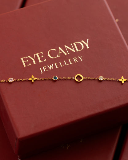 Dainty Clover Chain Bracelet