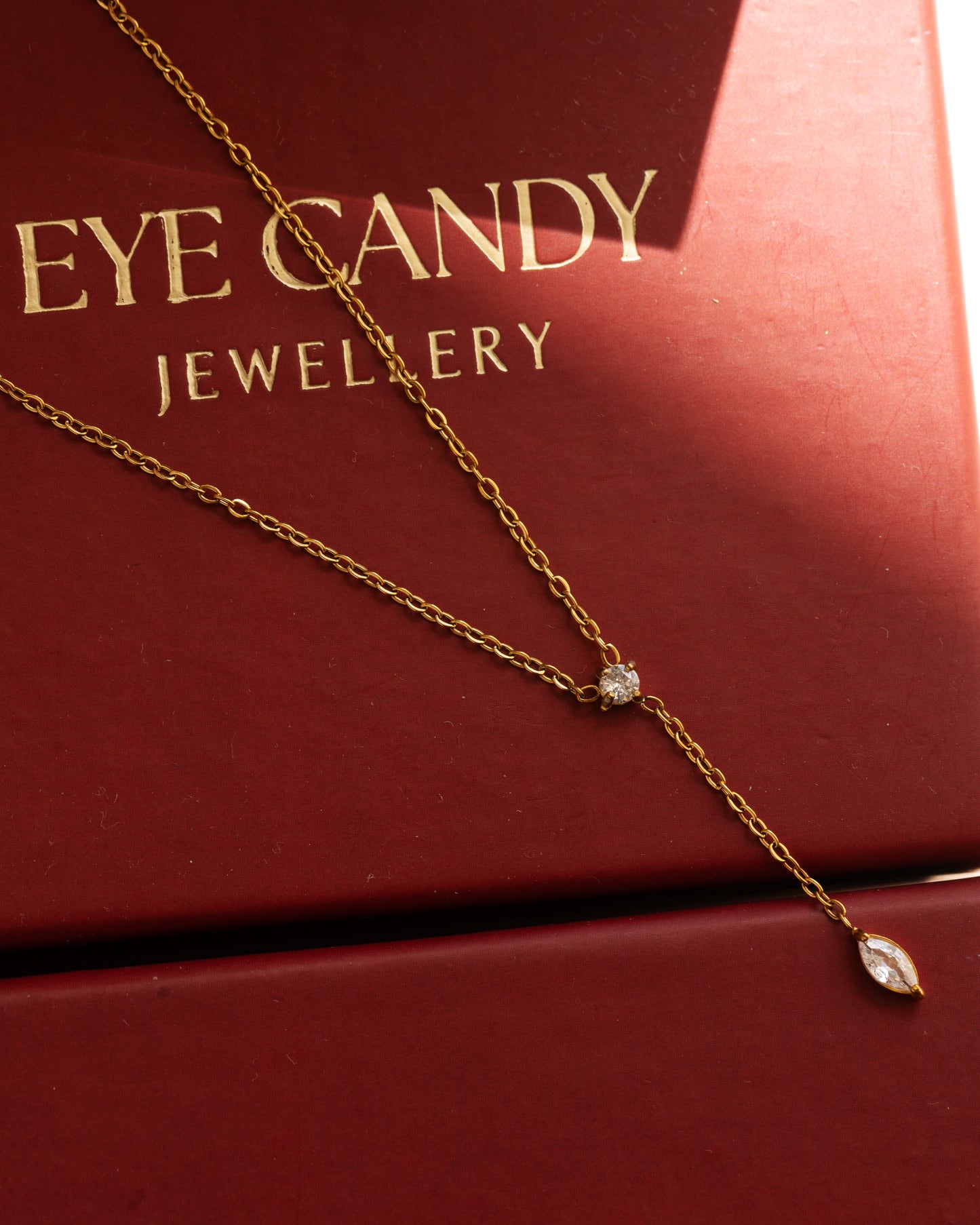 Diamond Tie Dainty Necklace