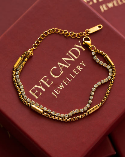 Layered Tennis Bracelet