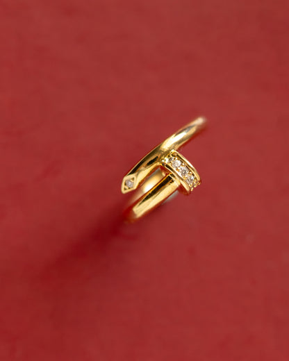 Diamond Nail Ear Cuff