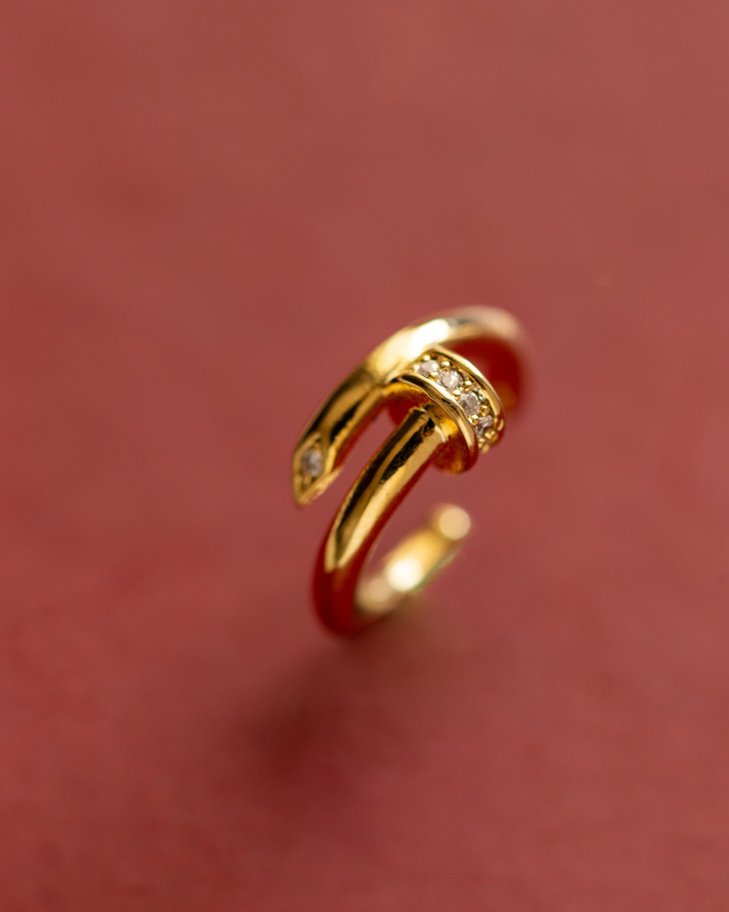 Diamond Nail Ear Cuff