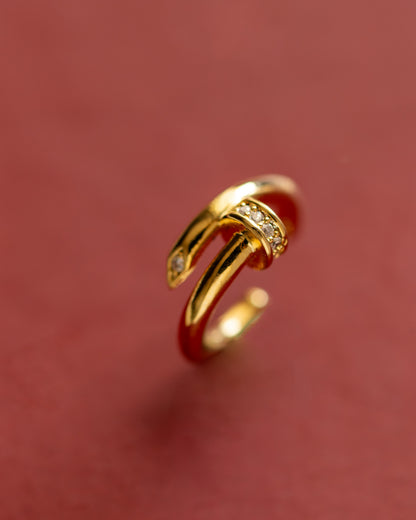 Diamond Nail Ear Cuff