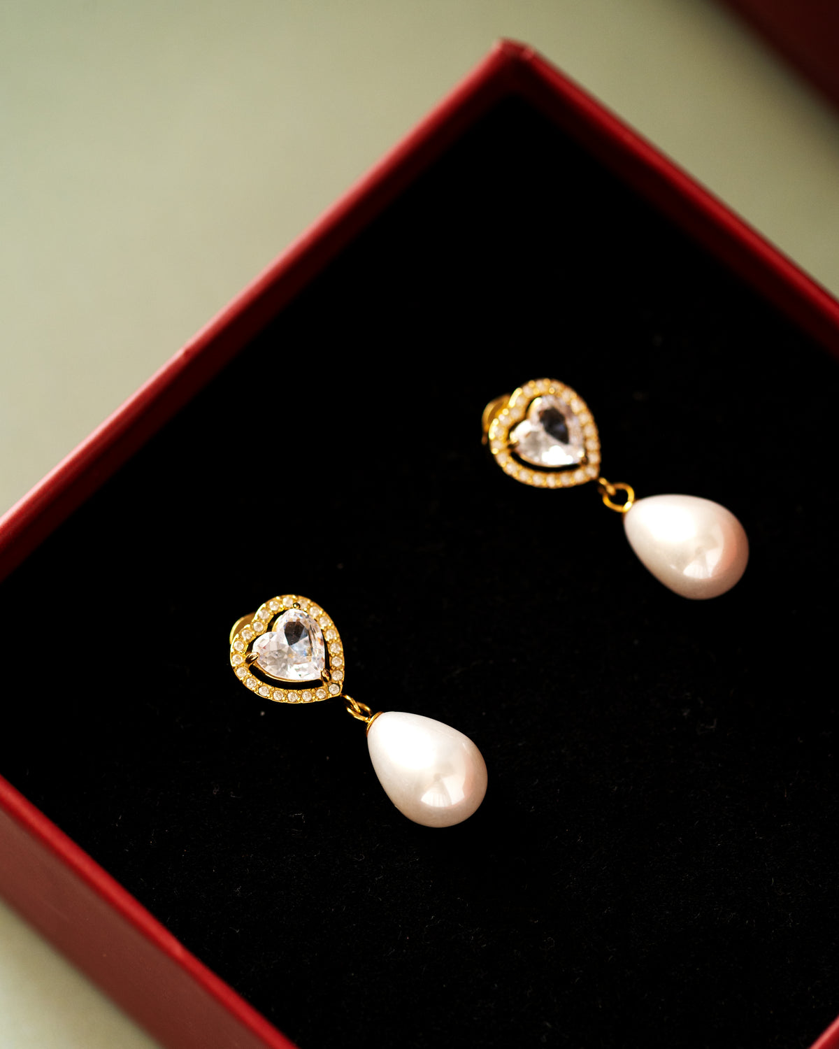 Polki Pearl Dangles