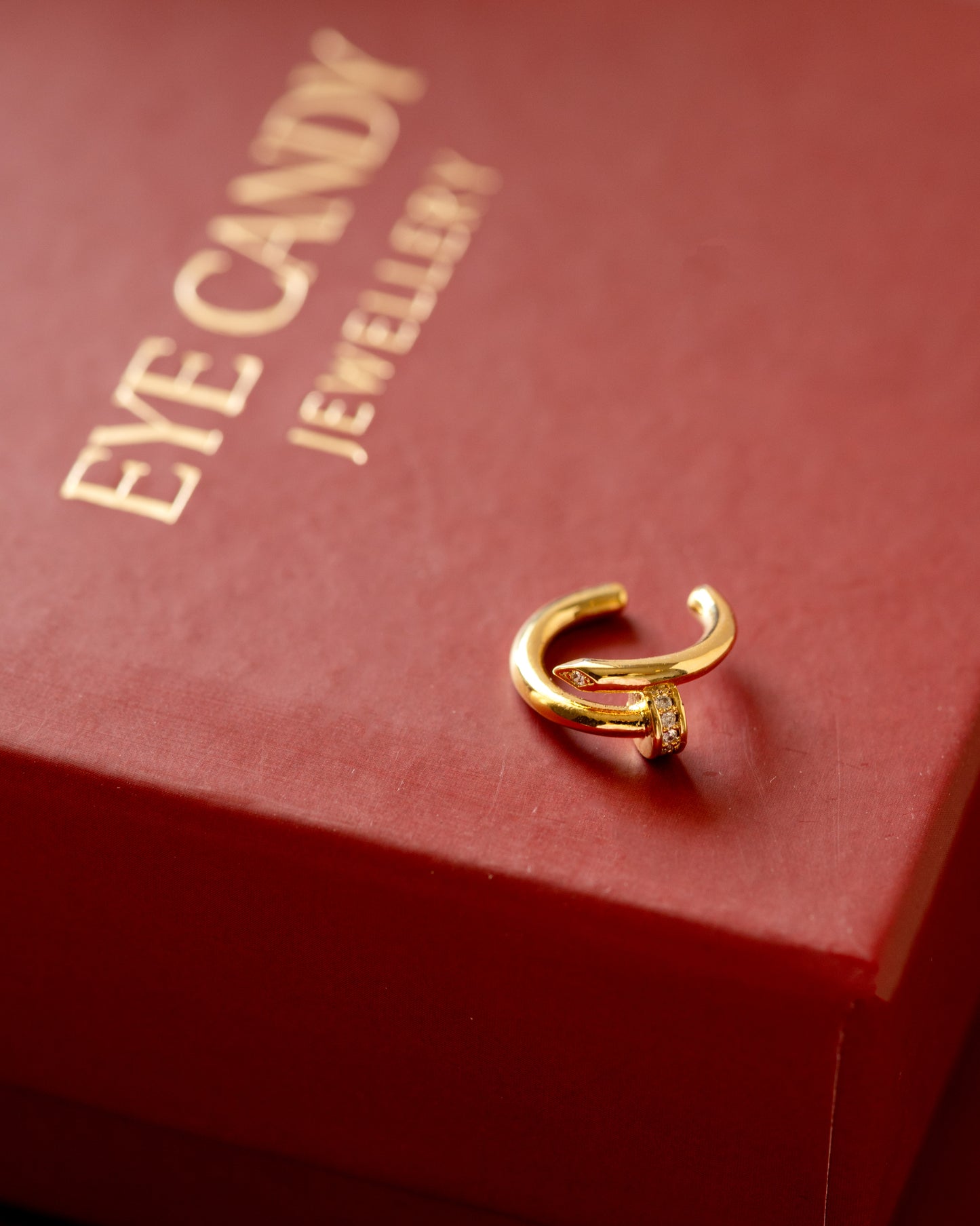 Diamond Nail Ear Cuff