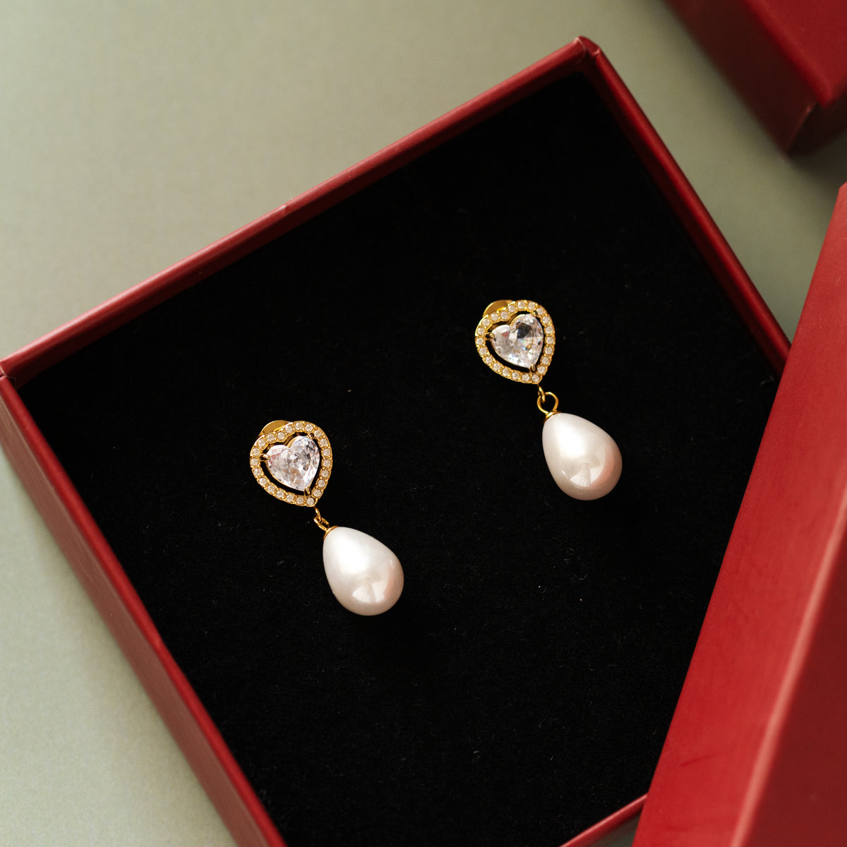 Polki Pearl Dangles