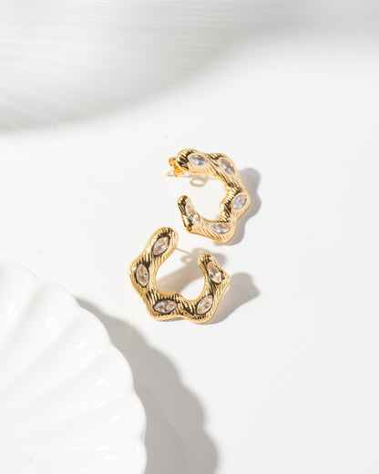 Molten Gold Studs