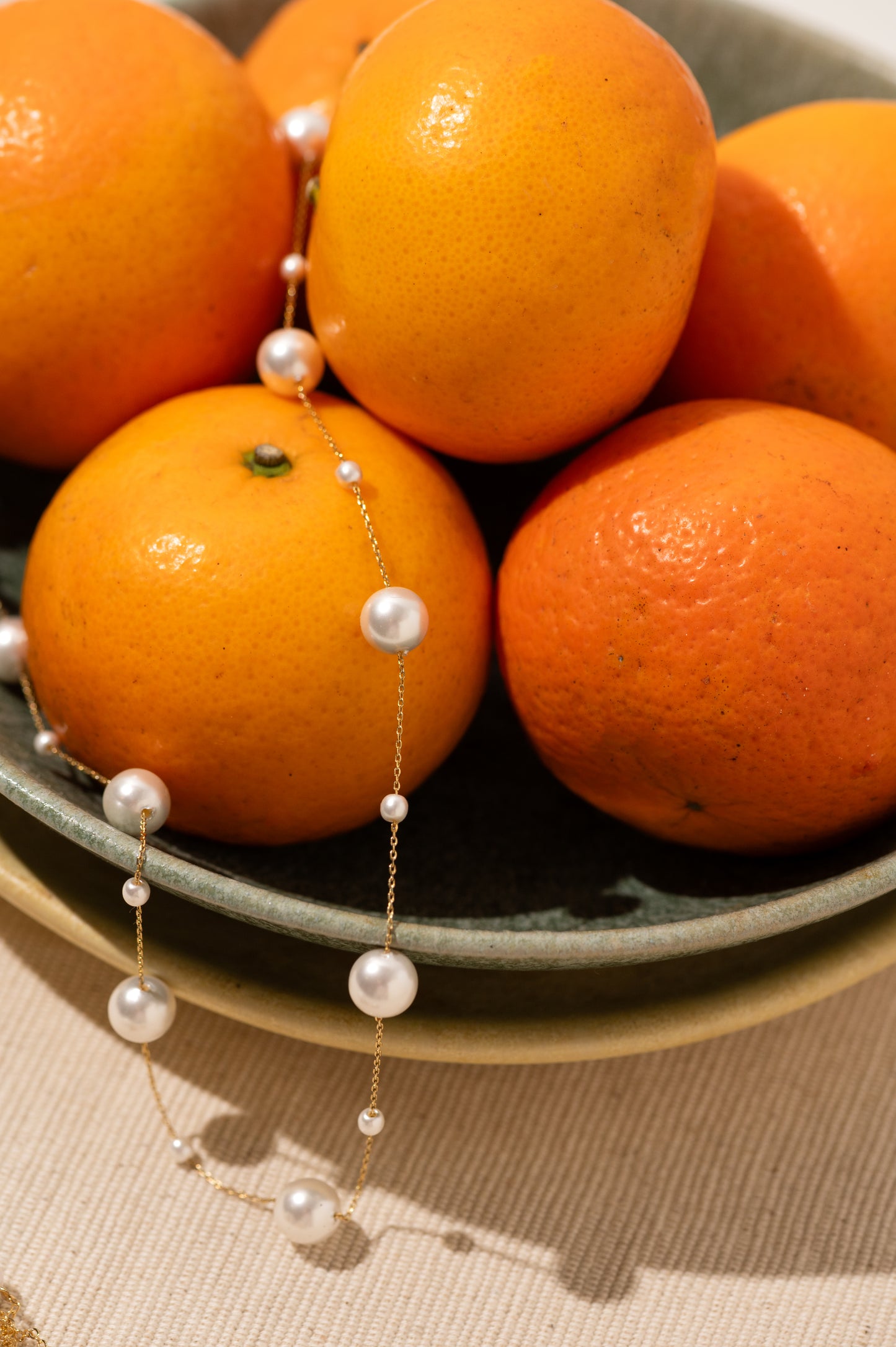 Round Pearl Necklace