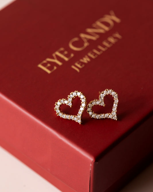 Gold Diamond Heart