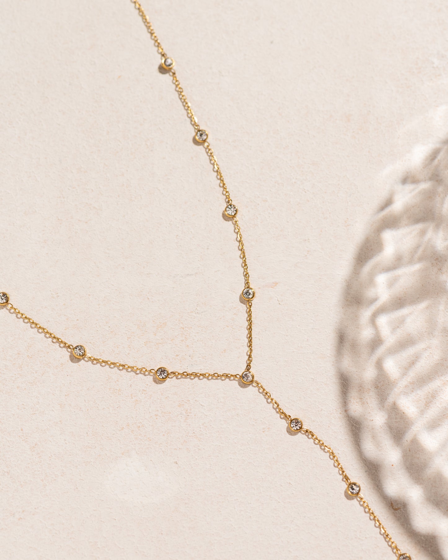 Gracie Tie Diamond Necklace