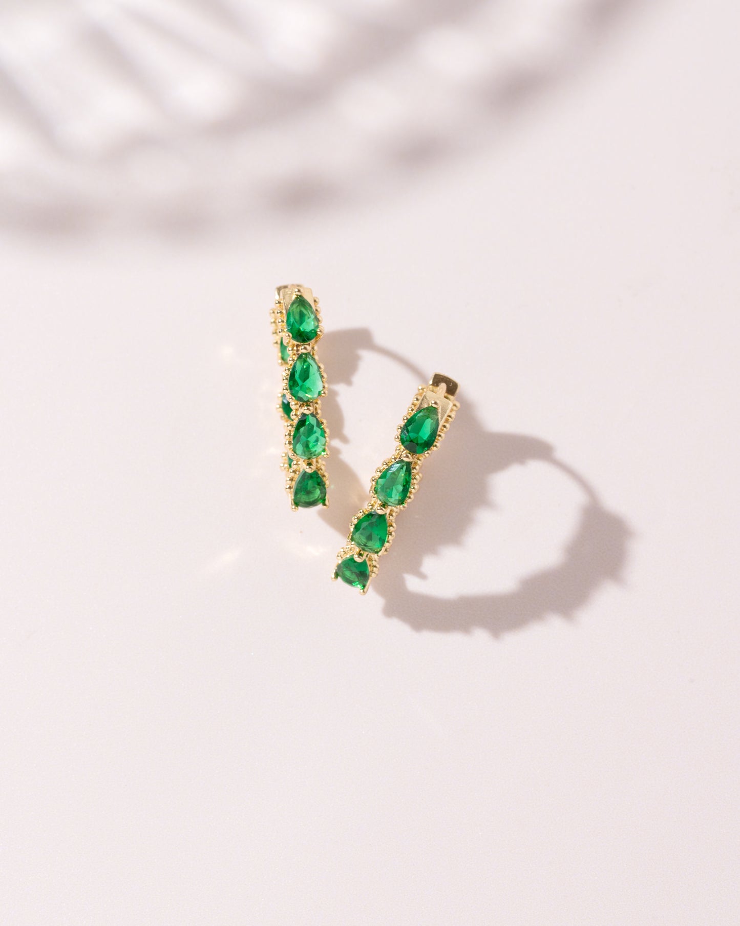 Emerald Hoops