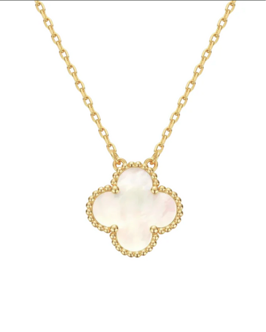 White Clover Necklace