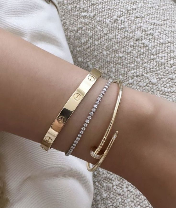Love Cuff Gold Bracelet