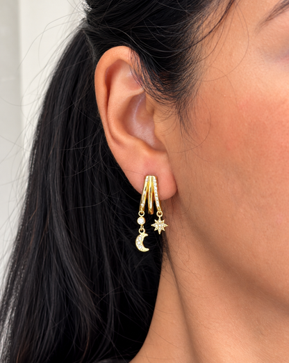 Sirius Charm Earrings