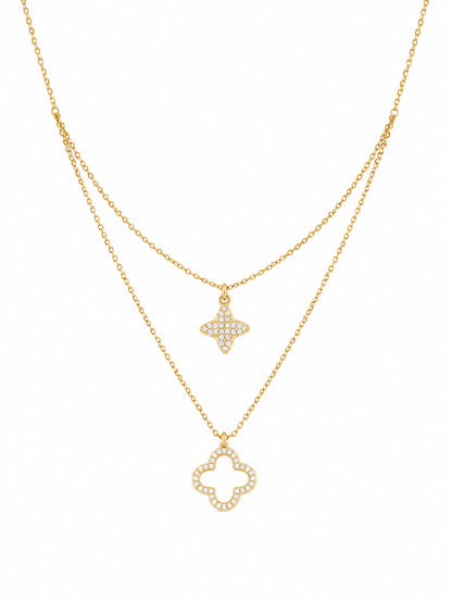 Layer Clover Necklace