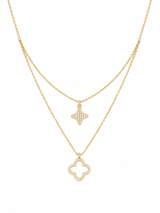Layer Clover Necklace