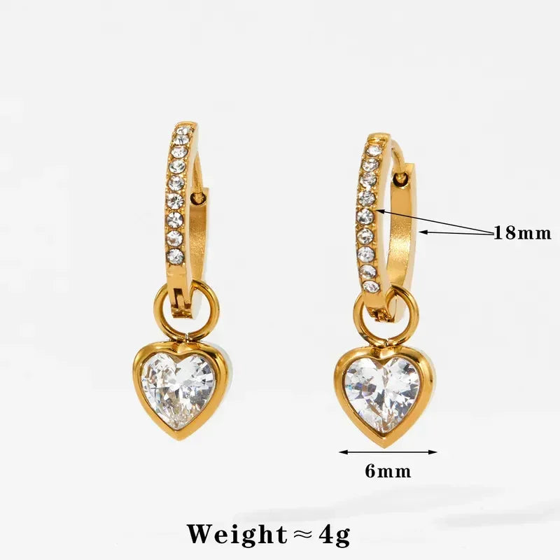 Diamond Heart Drop