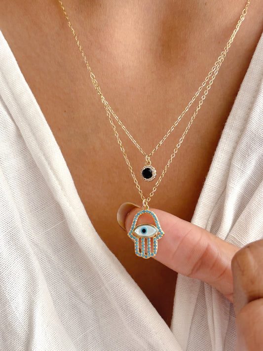 Double Layered Padma Necklace
