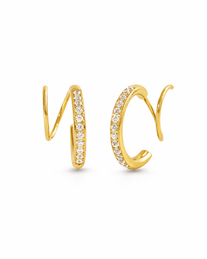 Twila Diamond Hoops